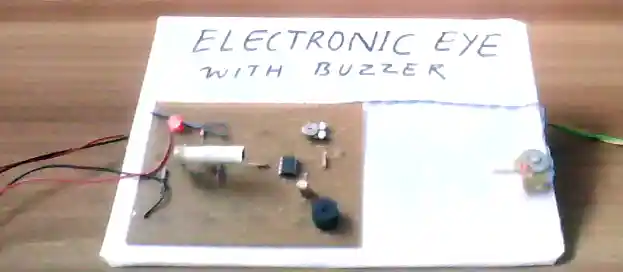 Electronic Eye With Buzzer (using LDR)