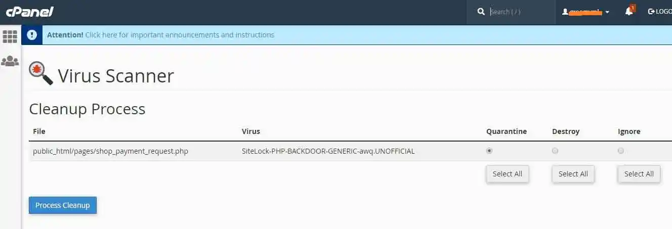 Solution for SiteLock-PHP-BACKDOOR-GENERIC-awq.UNOFFICIAL vulnerabilities or Malicious files detected