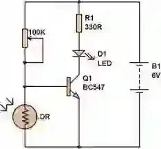 LDR-Controlled-Transistor-switching2016-10-26_02_02_42 of LDR Controlled Transistor switching